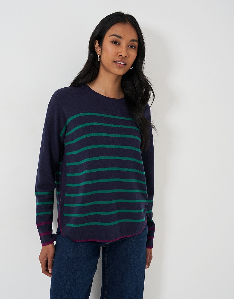 Harmony Merino Wool Blend Rosie Stripe Jumper