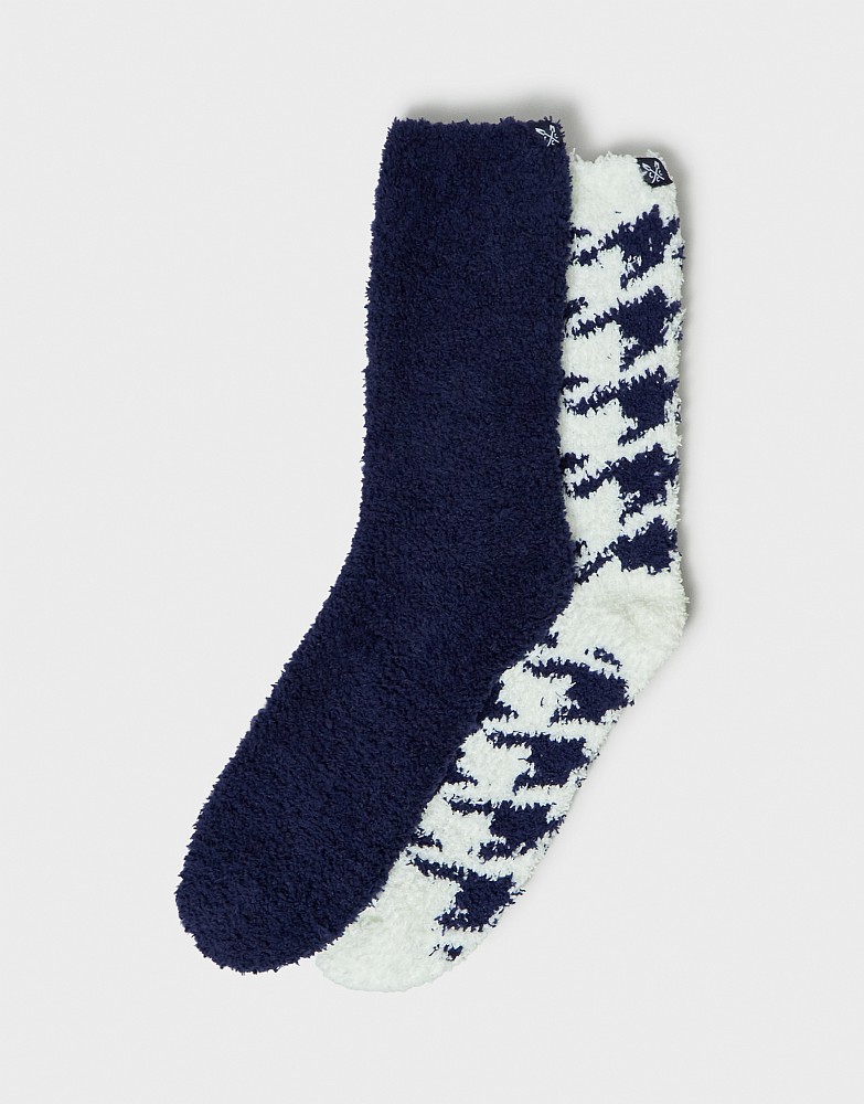 Two Pack Fluffy Sock