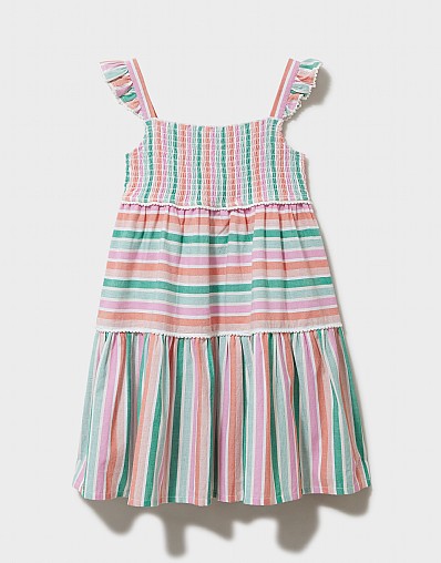 Essentials Women's Patterned Swing Tank, Mini Stripe Medium