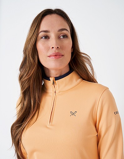 Women's Core Golf Half Zip Sweatshirt from Crew Clothing Company