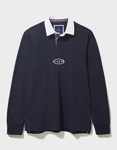 Men's 30th Collection Classic Cotton Rugby Shirt from Crew