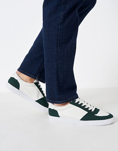 Men's Ethan Canvas Trainer from Crew Clothing Company