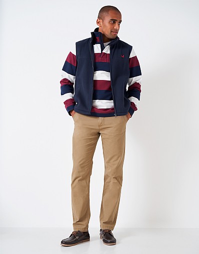 Navy fleece hot sale gilet mens