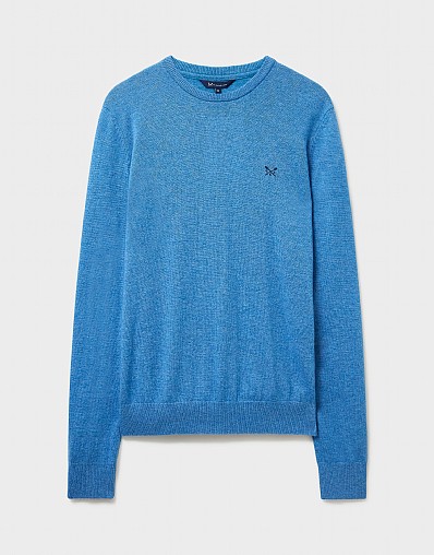 Men's Merino Cashmere Crew Neck Jumper from Crew Clothing Company