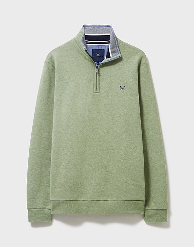 Crew clothing half sale zip sweatshirt