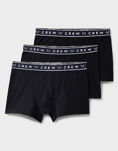 Men's 2 Pack Woven Boxers from Crew Clothing Company