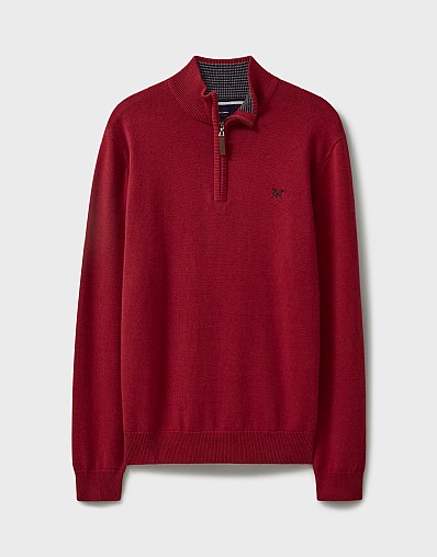 NWT vineyard vines quarter zip newest red L