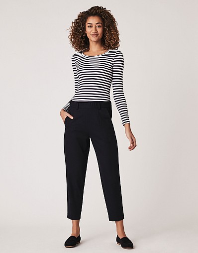 Womens pull on 2025 trousers uk