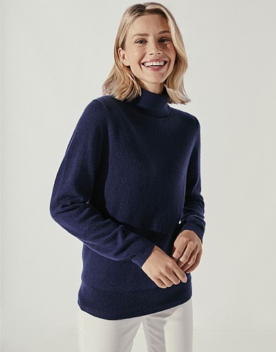 roll neck jumper women's