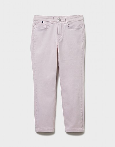 Pink Denim Crop Jean