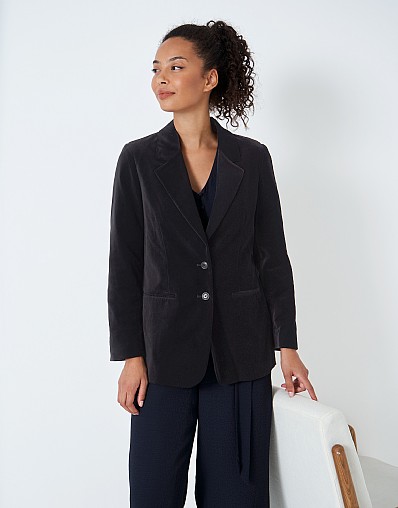 ladies velvet blazer